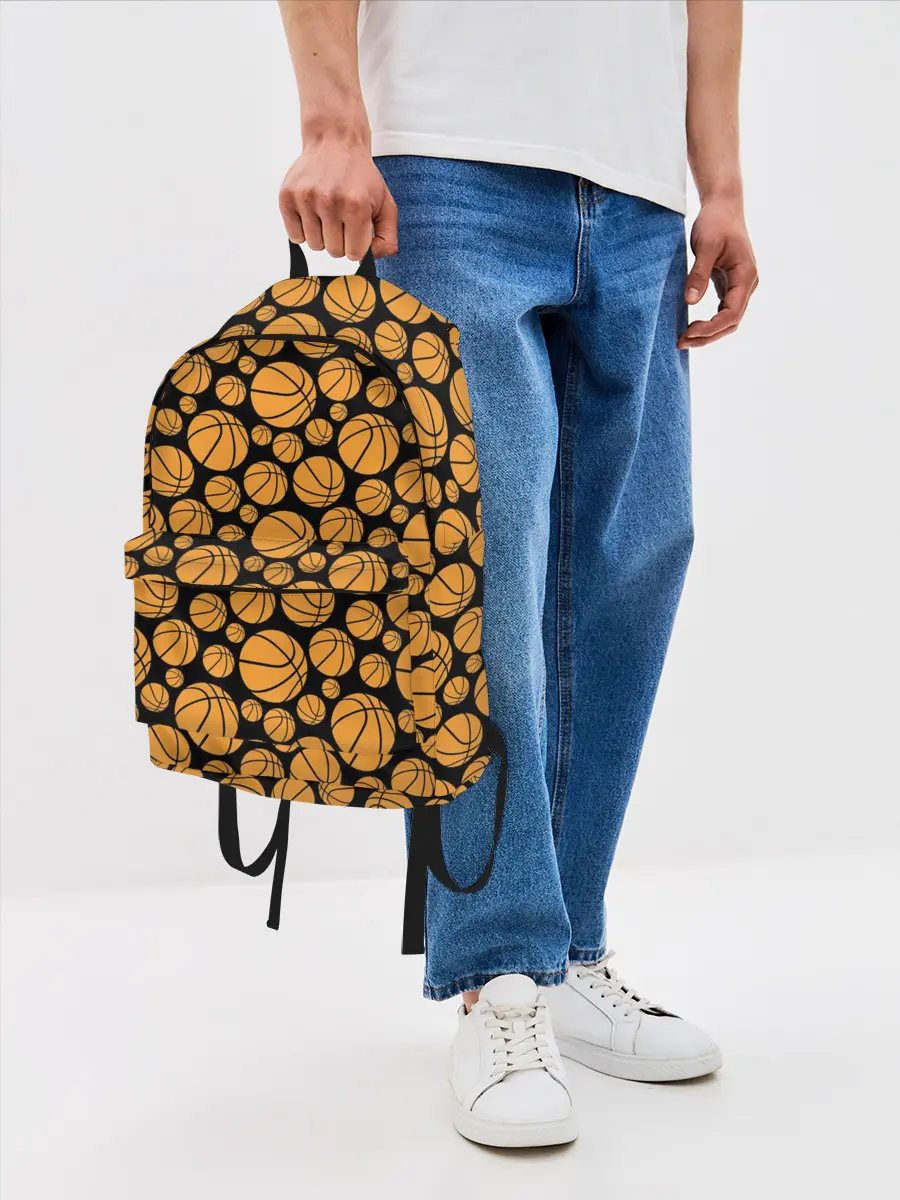 Рюкзак джинсовый / Баскетбольные Мячи