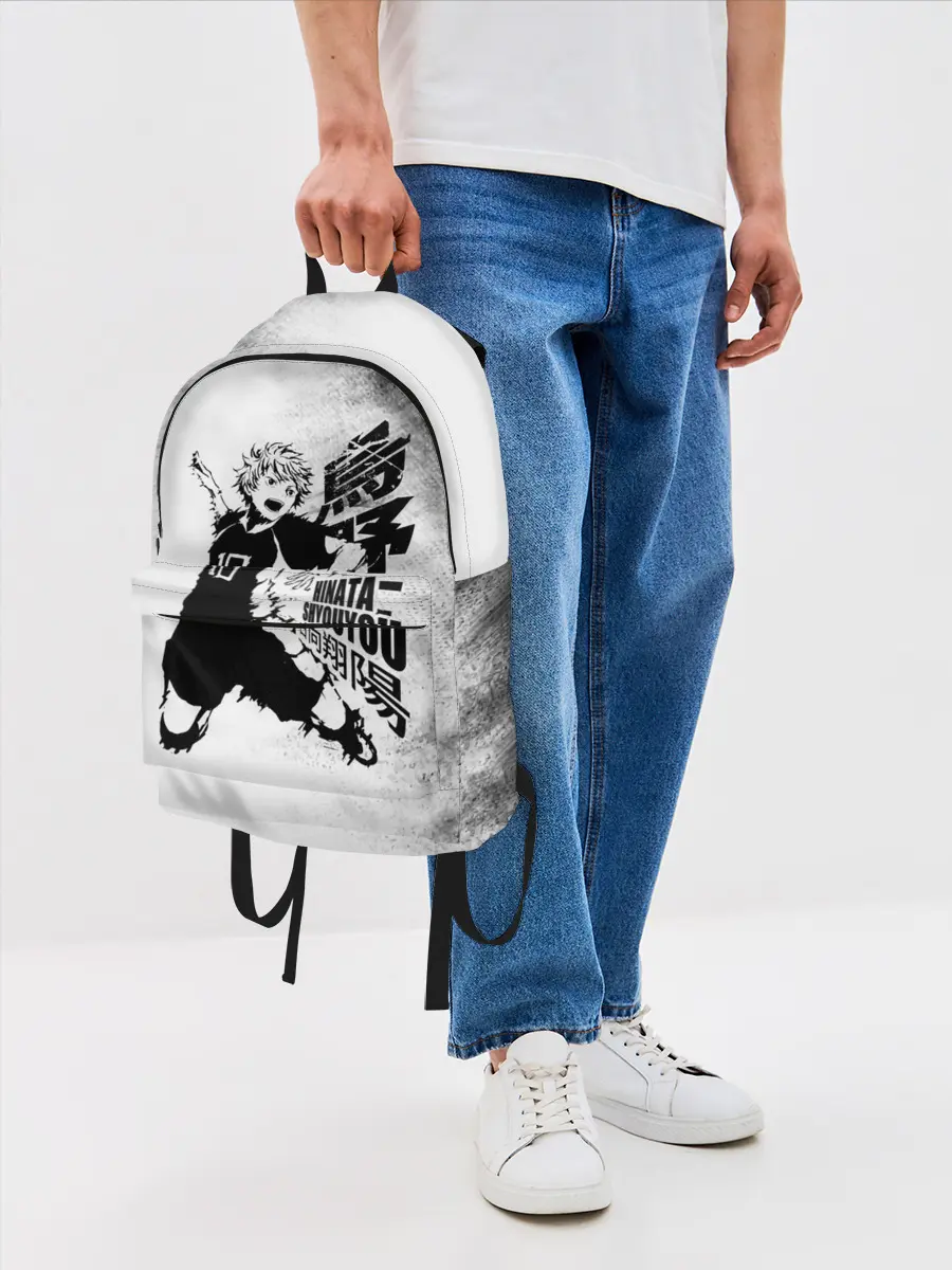 Рюкзак джинсовый / Шоё Хината удар сверху Haikyuu!!