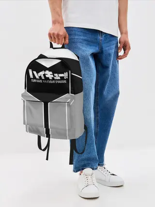 Рюкзак джинсовый / Волейбол!! | Haikyu!!