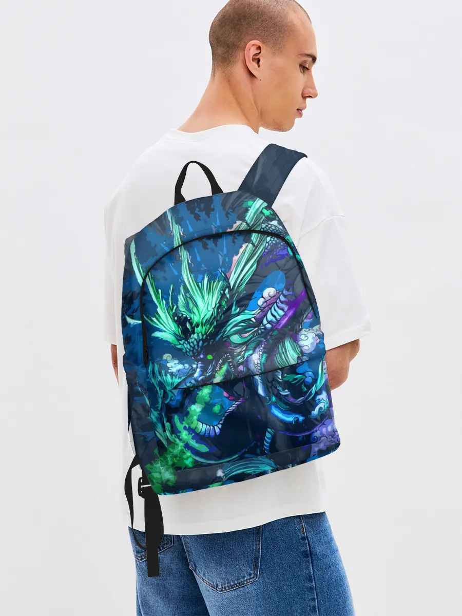 Рюкзак джинсовый / Fantasy - dragon