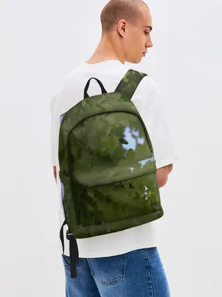 Рюкзак джинсовый / Летние дубы