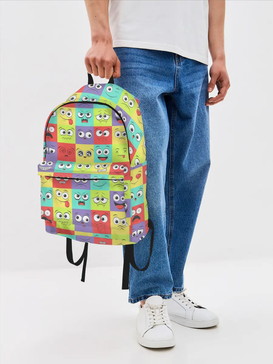 Рюкзак джинсовый / Эмоции