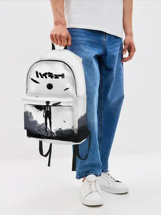 Рюкзак джинсовый / Шоё Хината эпичный сюжет