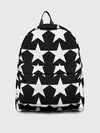 Рюкзак джинсовый / Белые звёзды на чёрном фоне