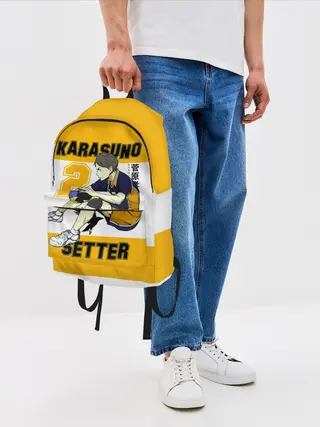 Рюкзак джинсовый / Коши Сугавара | Haikyuu!!
