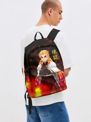 Рюкзак джинсовый / Кёджуро Ренгоку