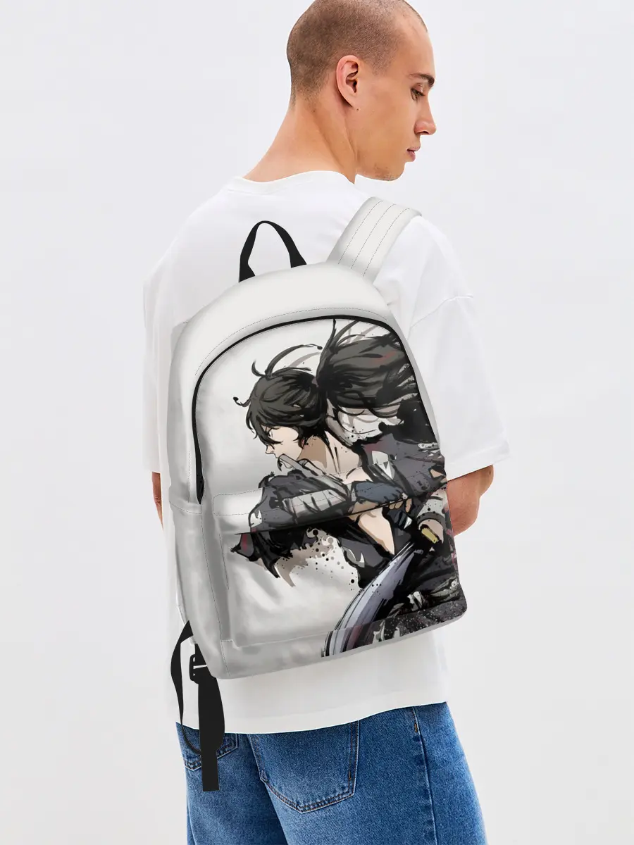 Рюкзак джинсовый / ЯРОСТЬ ХЯККИМАРУ | ДОРОРО