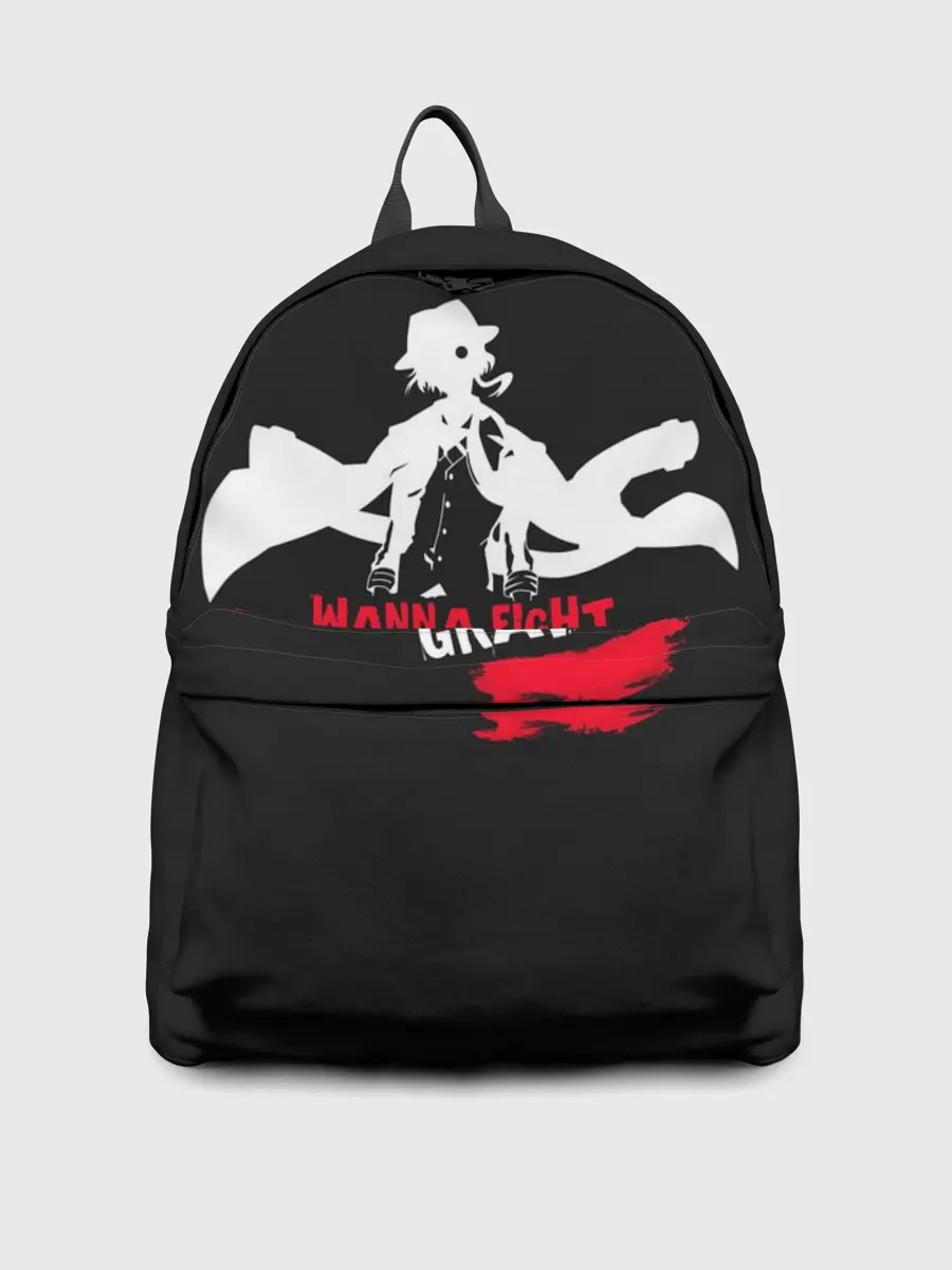 Рюкзак джинсовый / Чуя Накахара бродячие псы