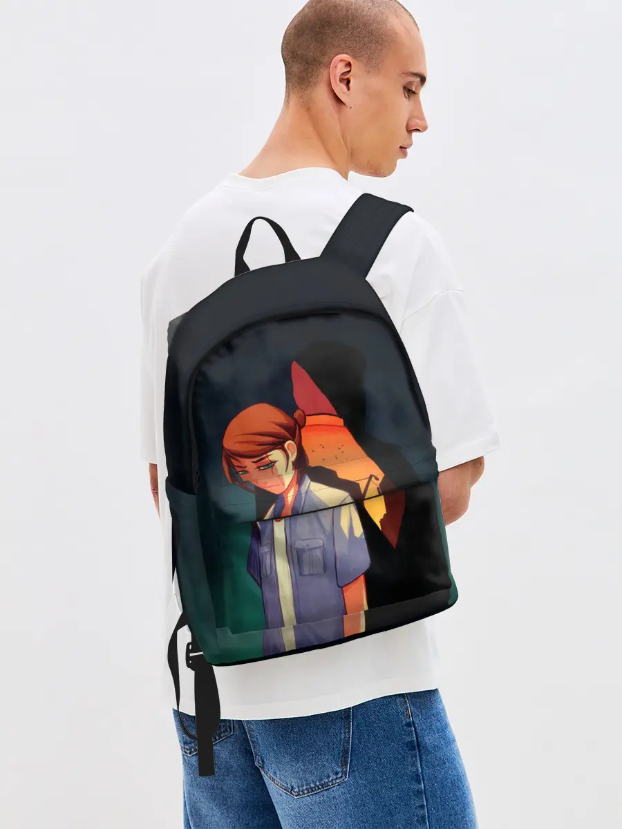 Рюкзак джинсовый / Анимационные Элли и Джоел