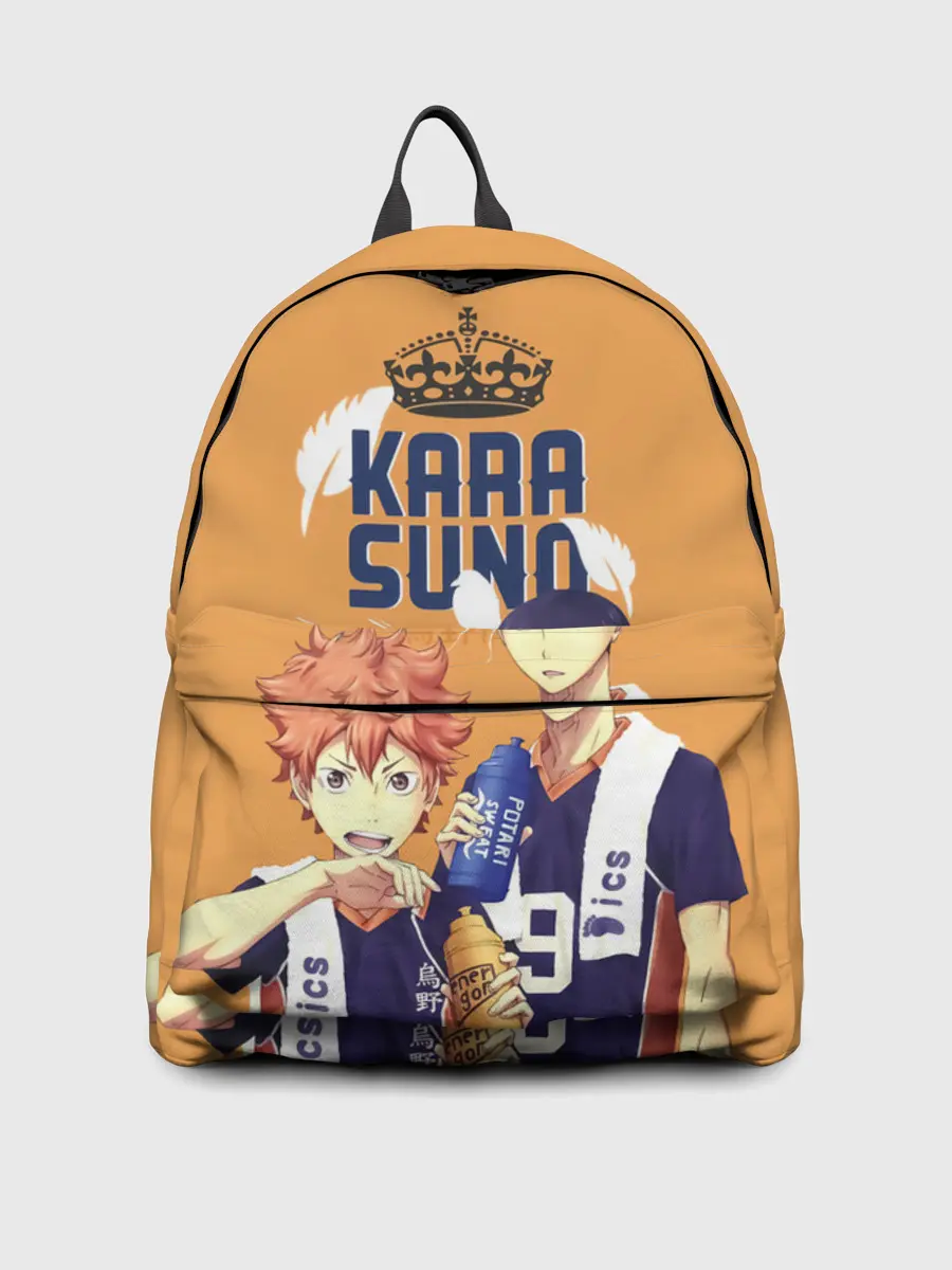 Рюкзак джинсовый / Шоё Хината и Тобио Кагеяма