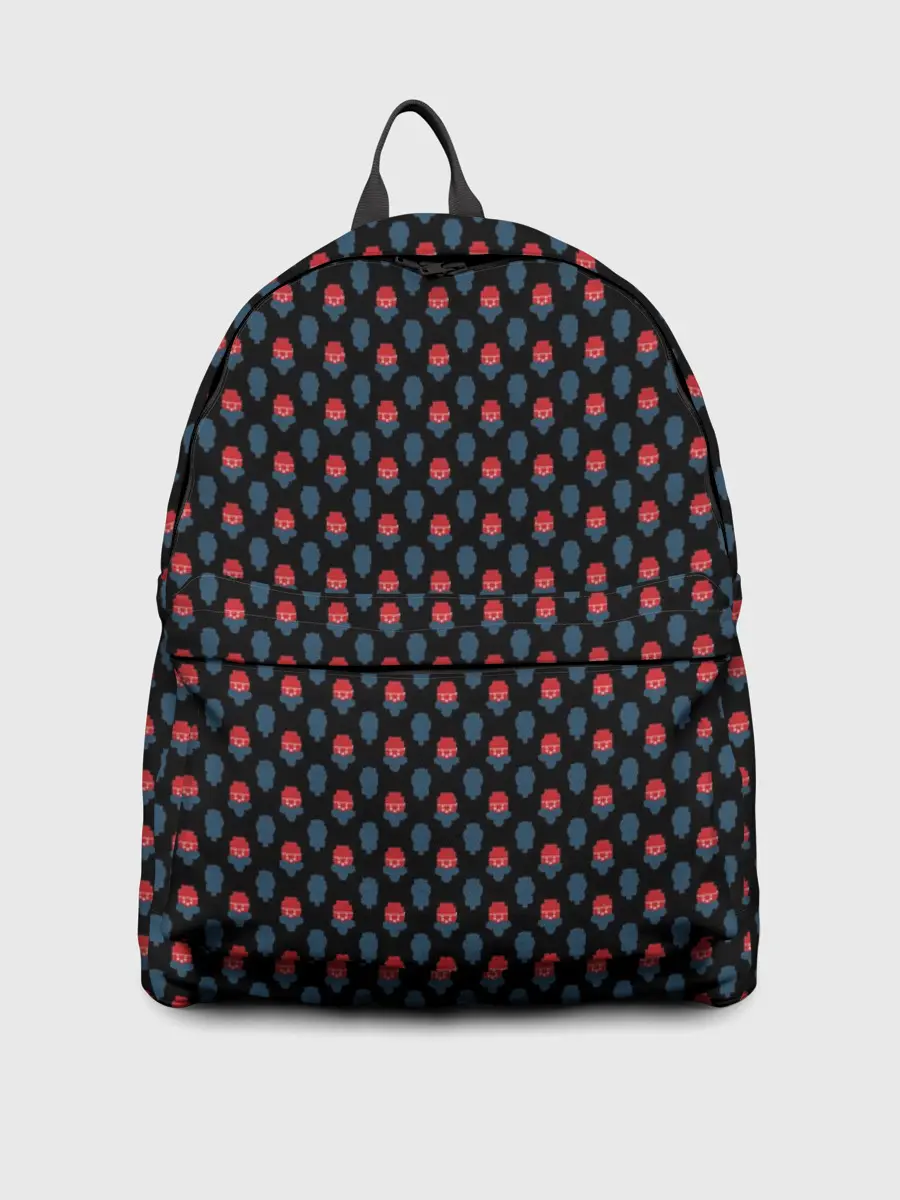 Рюкзак джинсовый / Скандинавские орнаменты