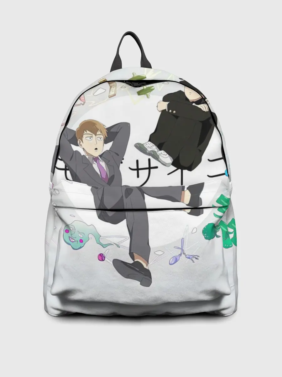 Рюкзак джинсовый / Моб и учитель Рейген Аратака