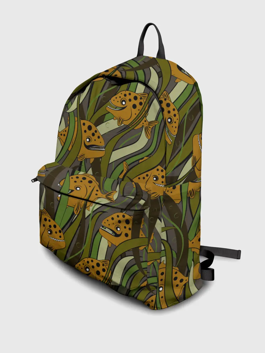 Рюкзак джинсовый / Пираньи камуфляж