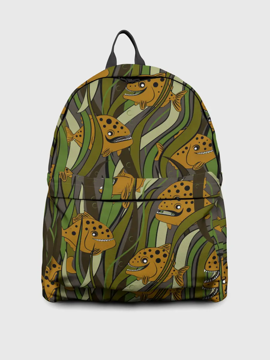 Рюкзак джинсовый / Пираньи камуфляж