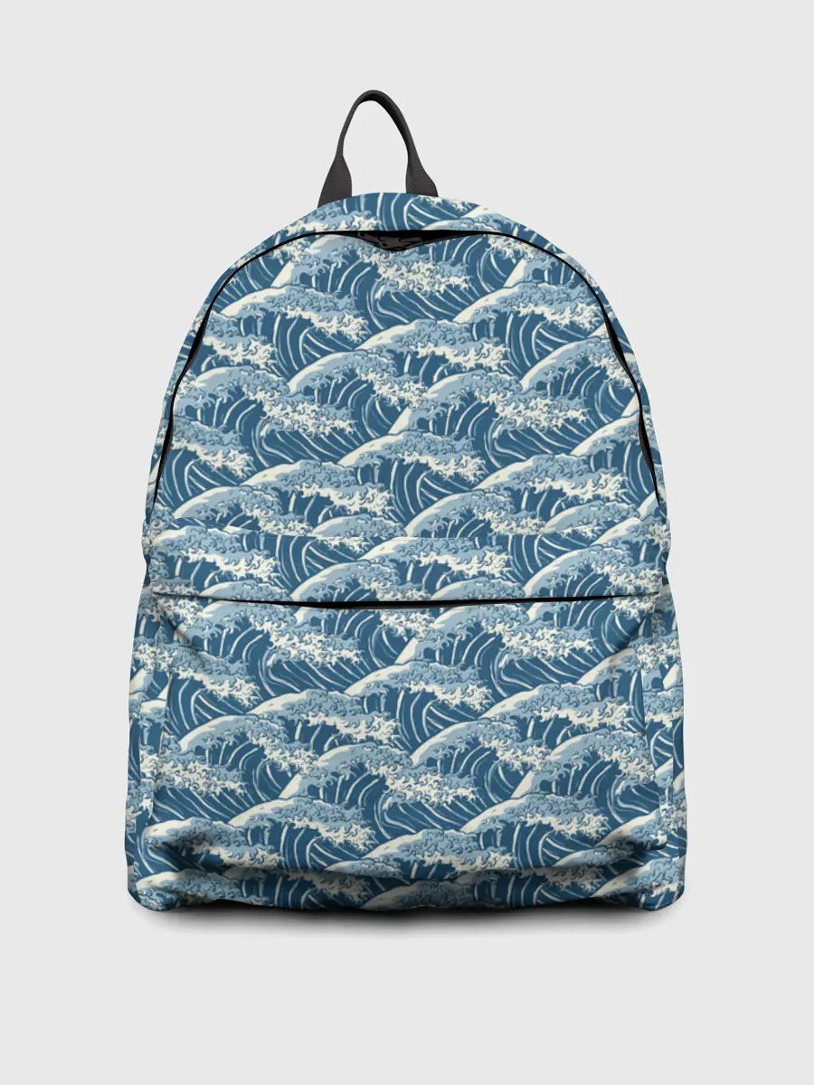 Рюкзак джинсовый / Волны