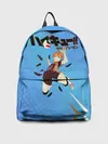 Рюкзак джинсовый / Шоё Хината мощный удар Haikyu!!