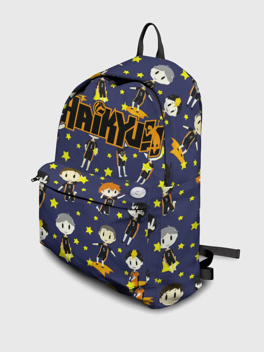 Рюкзак джинсовый / Команда Карасуно | Haikyuu!!