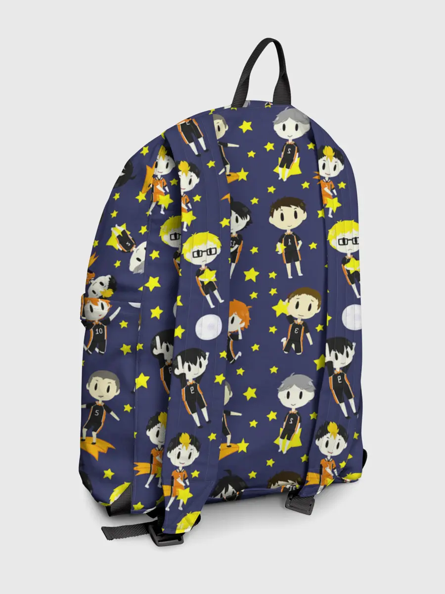 Рюкзак джинсовый / Команда Карасуно | Haikyuu!!