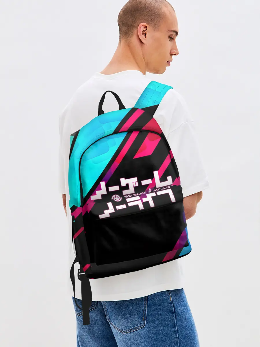 Рюкзак джинсовый / NO GAME NO LIFE LOGO