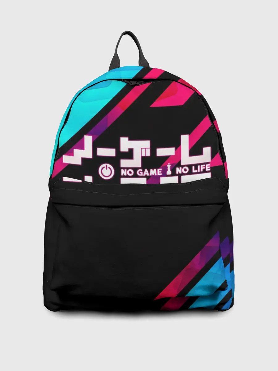 Рюкзак джинсовый / NO GAME NO LIFE LOGO