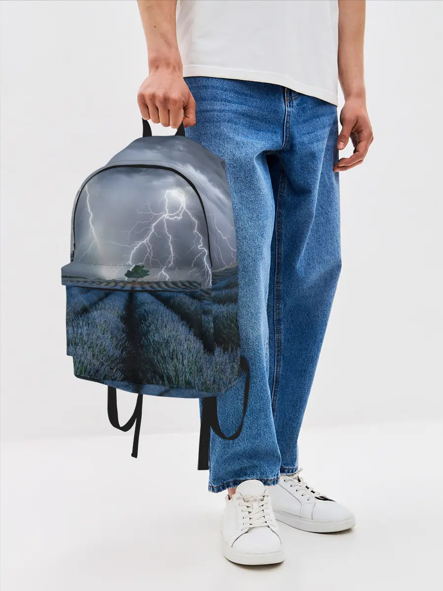 Рюкзак джинсовый / Молнии