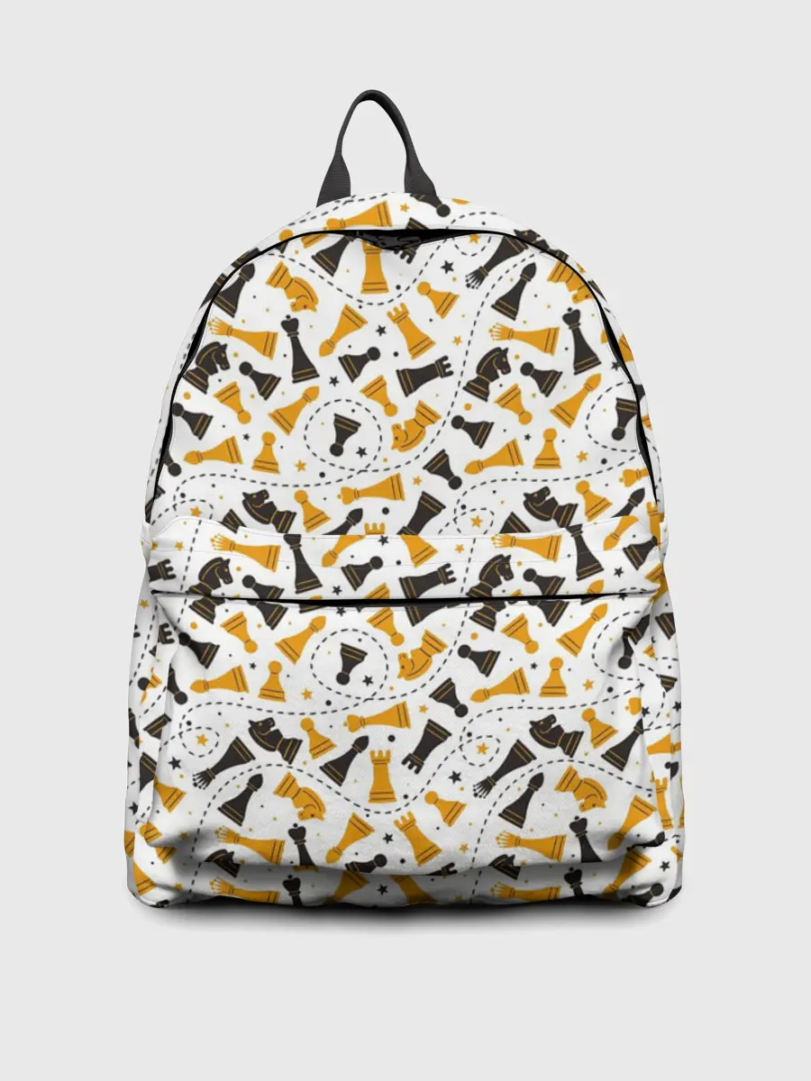 Рюкзак джинсовый / Шахматные Фигуры