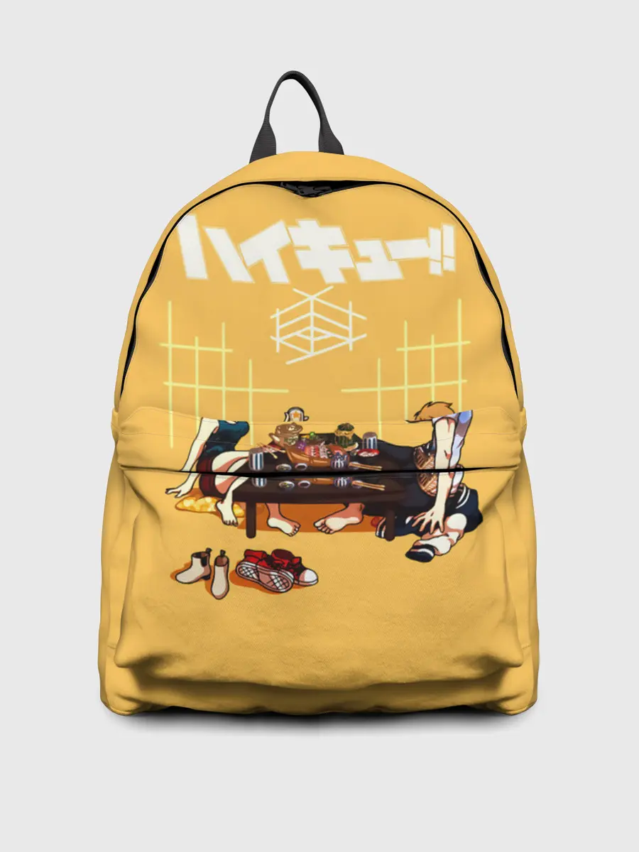 Рюкзак джинсовый / Ужин Натсу и Шоё Хината Haikyu!!