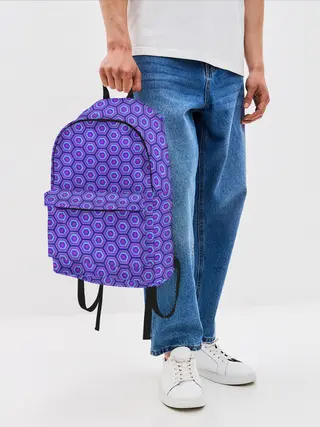 Рюкзак джинсовый / Geometric Background