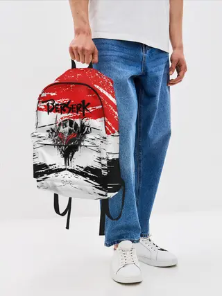 Рюкзак джинсовый / Броня Берсерка.