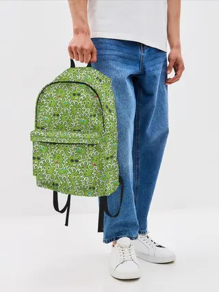 Рюкзак джинсовый / КоронаВирус