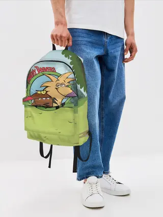 Рюкзак джинсовый / Крутые Бобры | Angry Beavers