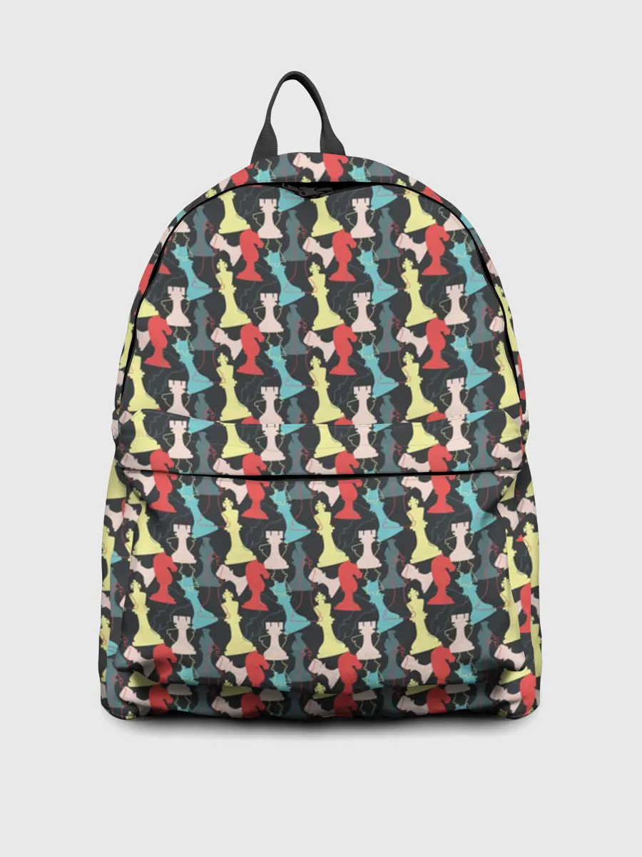 Рюкзак джинсовый / Шахматные Фигуры