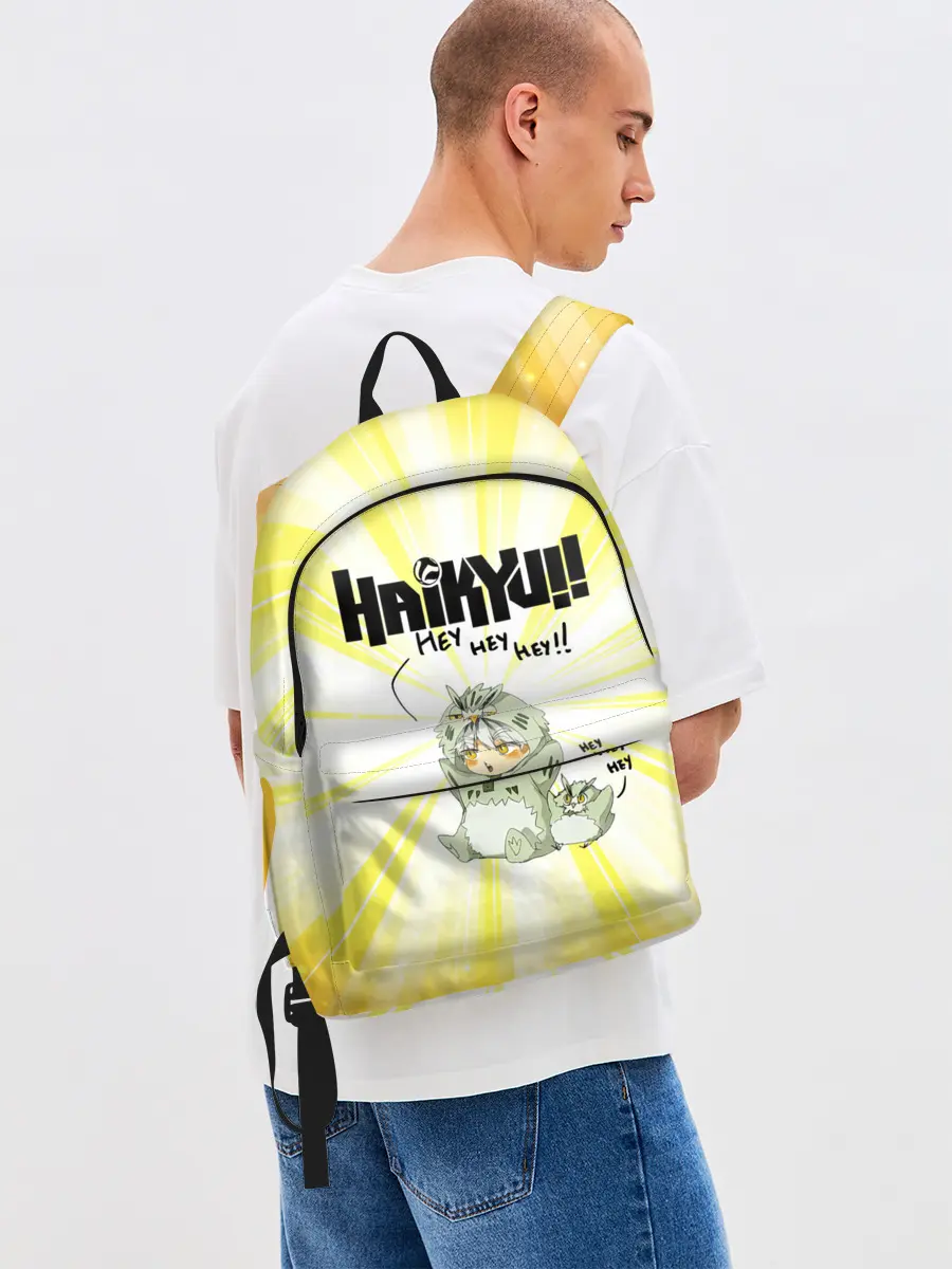 Рюкзак джинсовый / HEY HEY HEY Котаро Бокуто сова