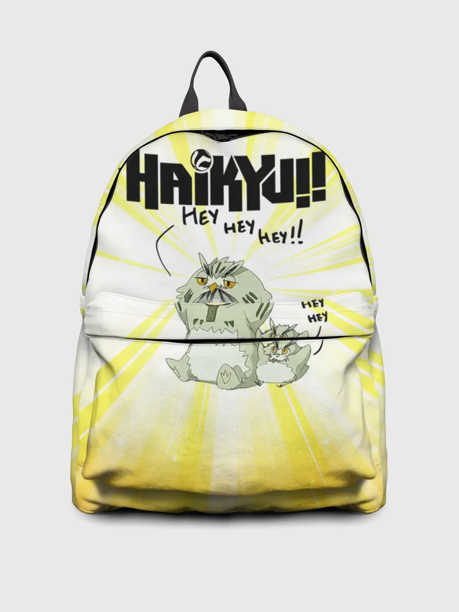 Рюкзак джинсовый / HEY HEY HEY Котаро Бокуто сова