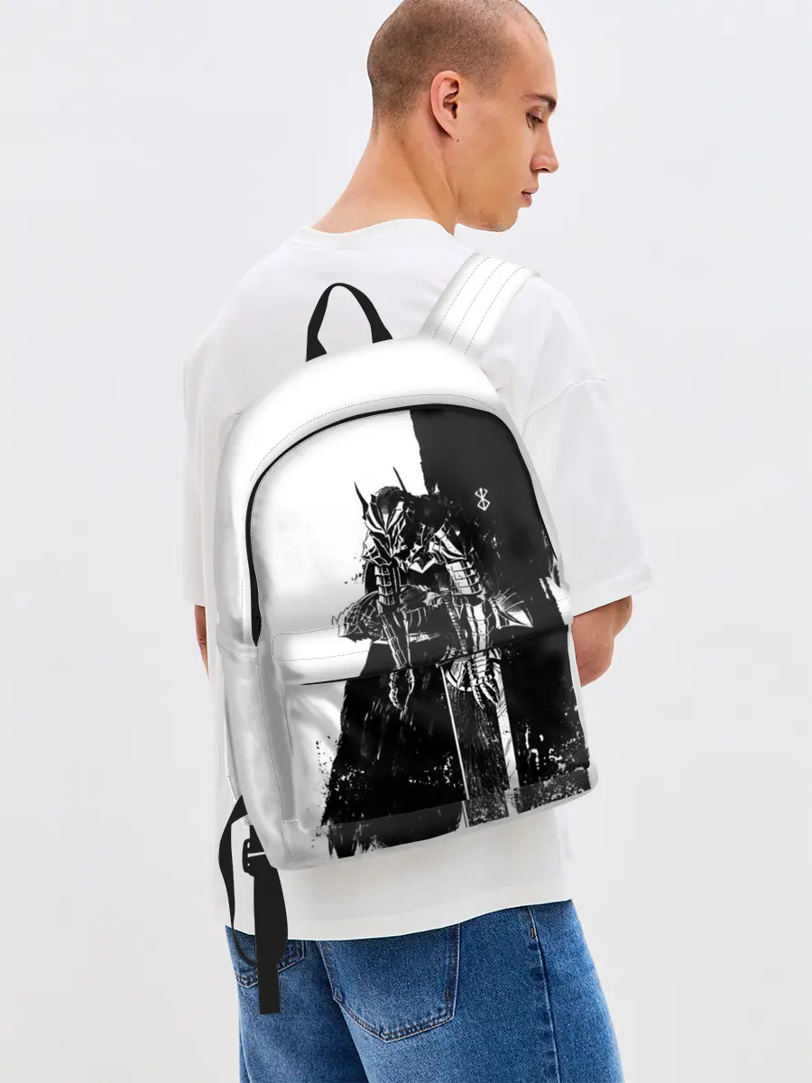Рюкзак джинсовый / Берсерк черно-белый