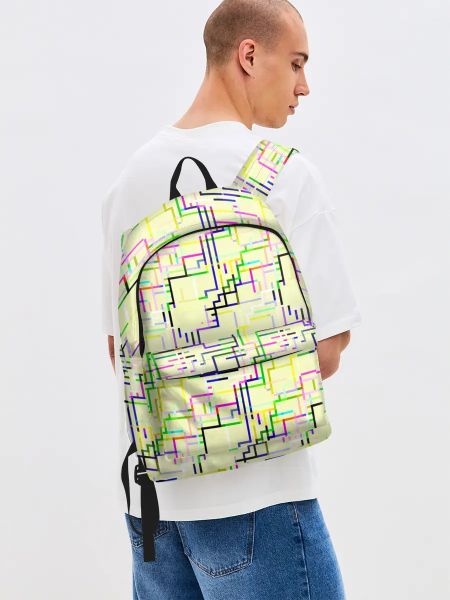 Рюкзак джинсовый / Geometric Color