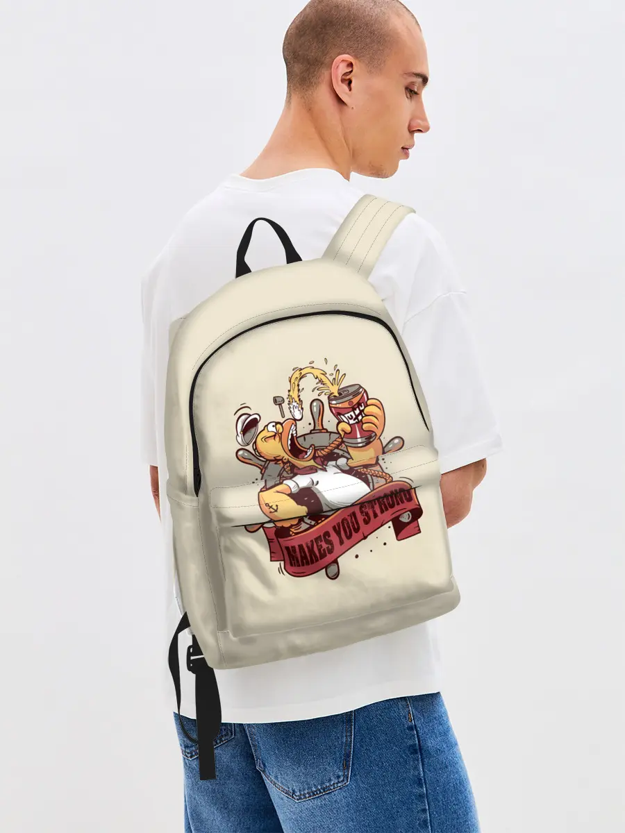 Рюкзак джинсовый / Сделаю тебя сильнее