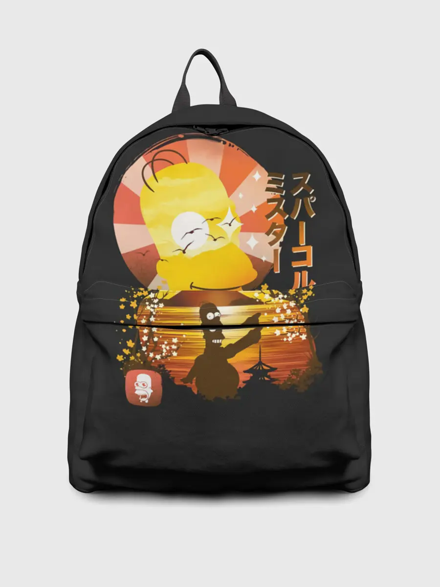 Рюкзак джинсовый / Гомер в азии