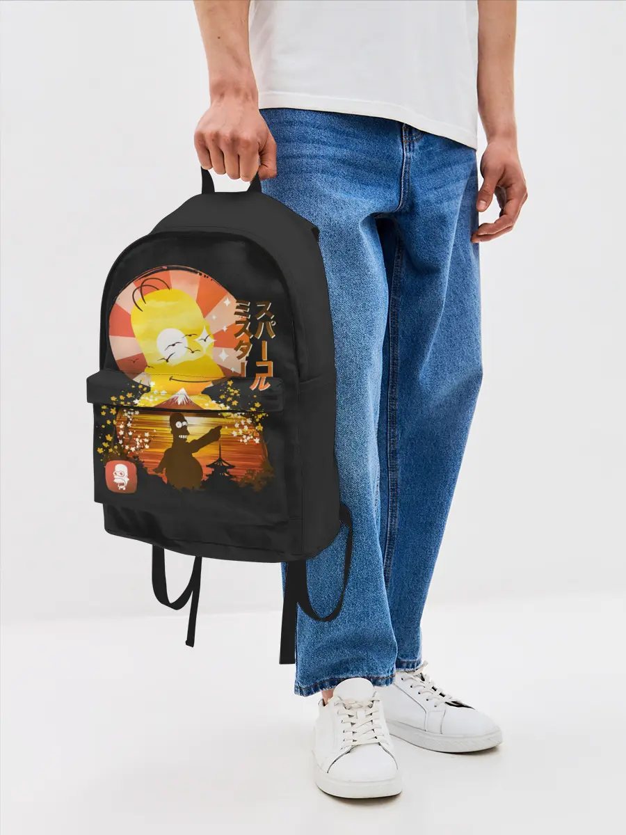 Рюкзак джинсовый / Гомер в азии