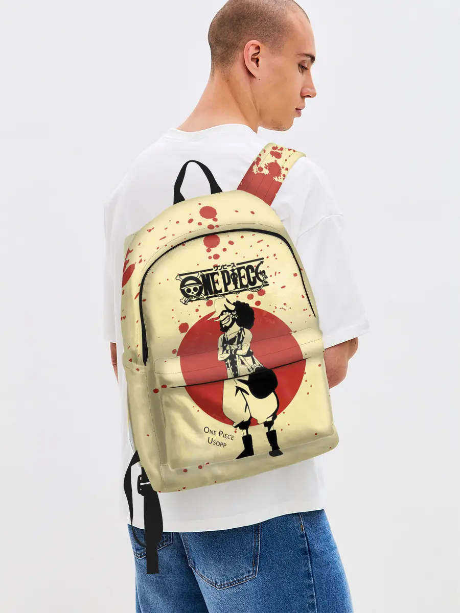 Рюкзак джинсовый / Усопп One Piece. Большой куш