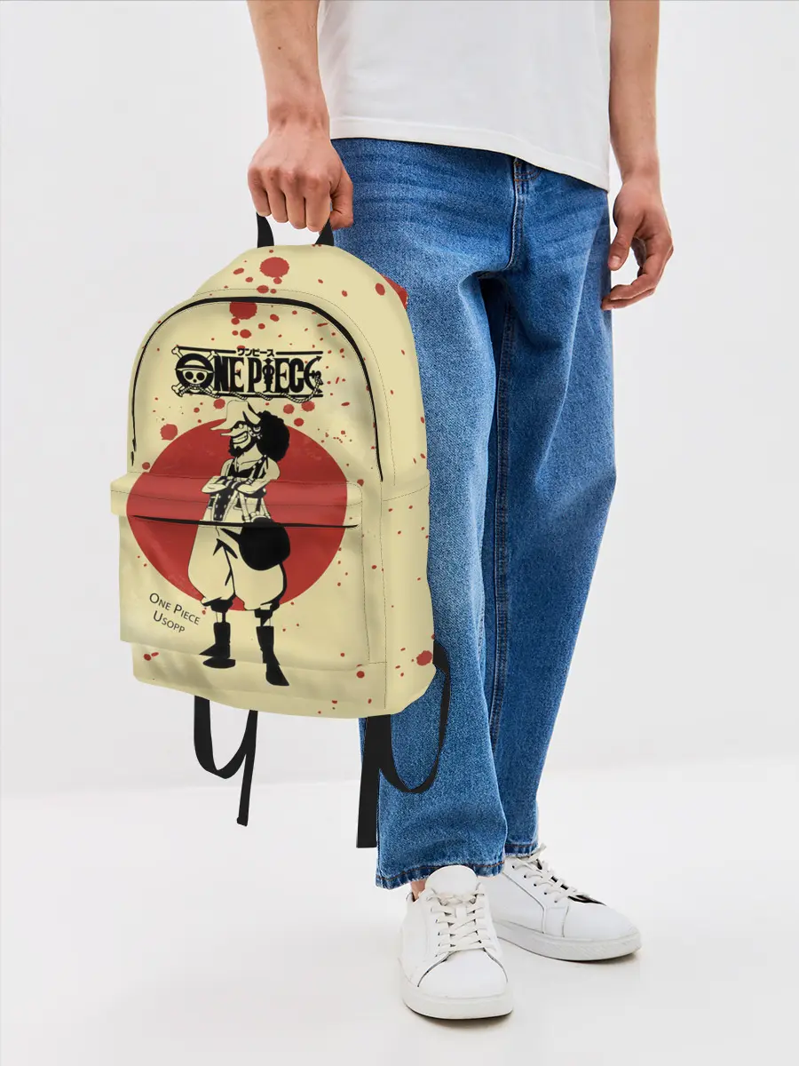 Рюкзак джинсовый / Усопп One Piece. Большой куш