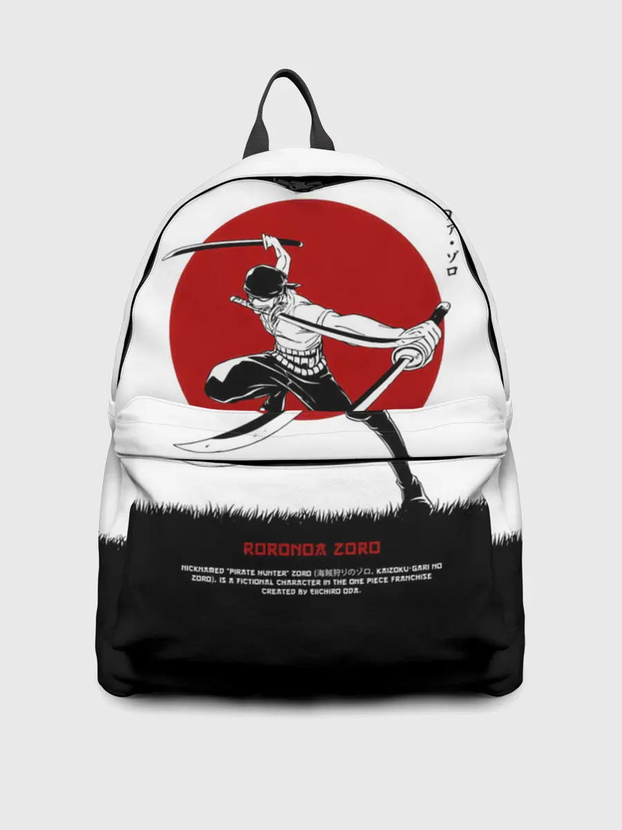 Рюкзак джинсовый / Ророноа Зоро One Piece