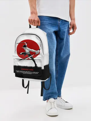 Рюкзак джинсовый / Ророноа Зоро One Piece