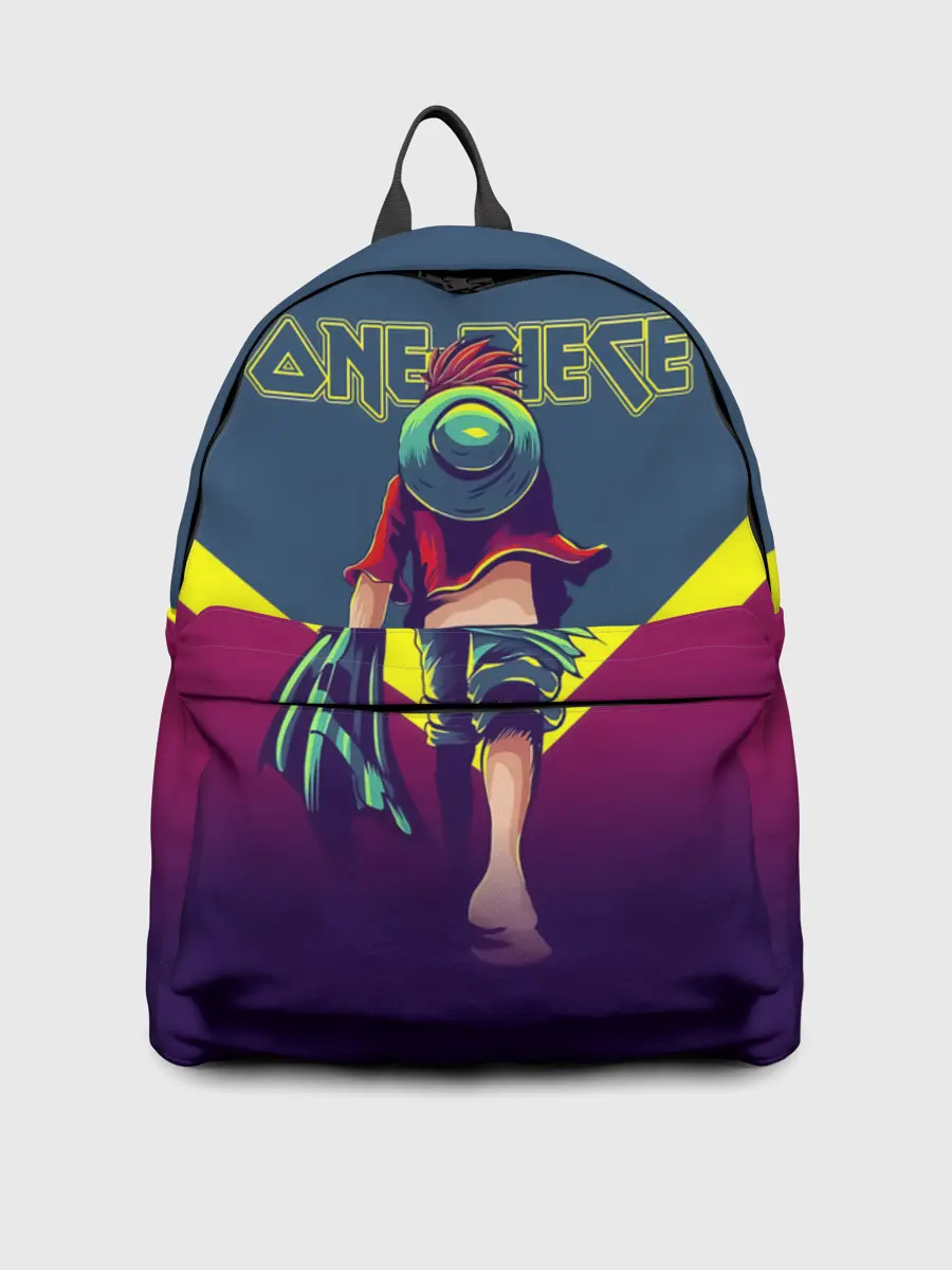 Рюкзак джинсовый / Луффи One Piece. Большой куш