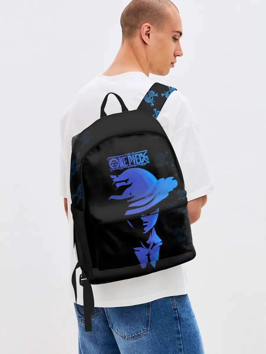 Рюкзак джинсовый / Манки Д. Луффи One Piece