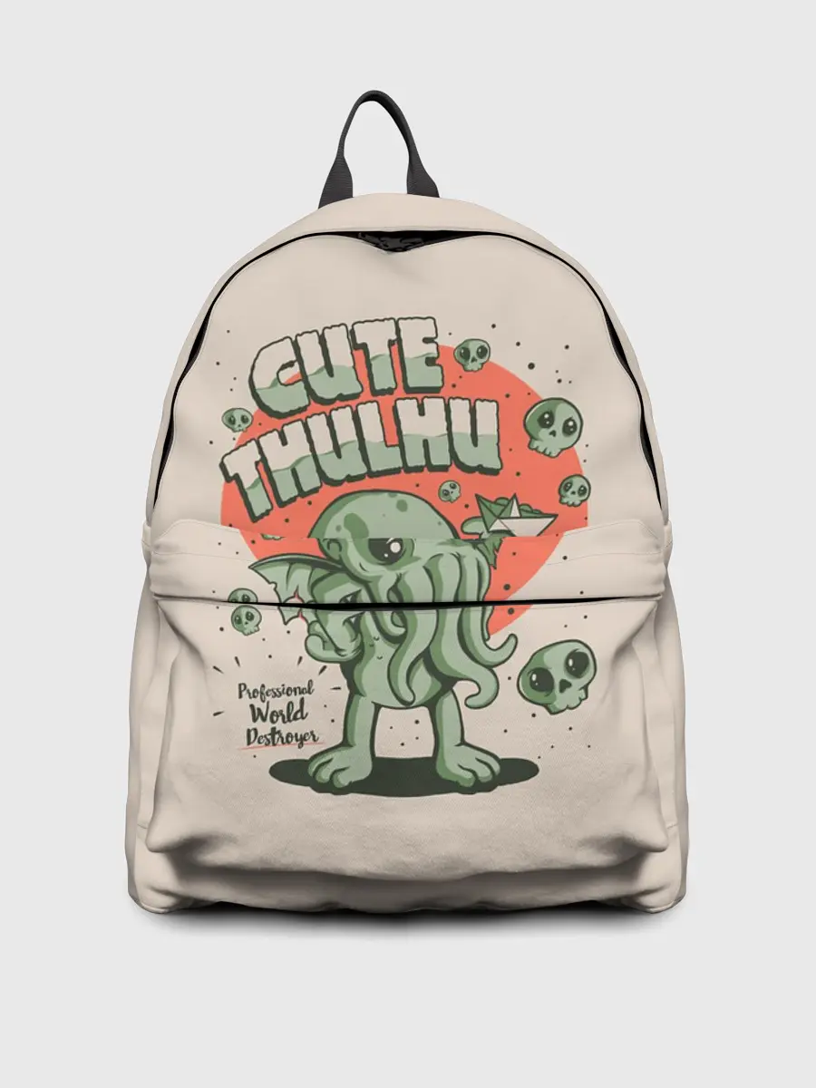 Рюкзак джинсовый / Милый Ктулху