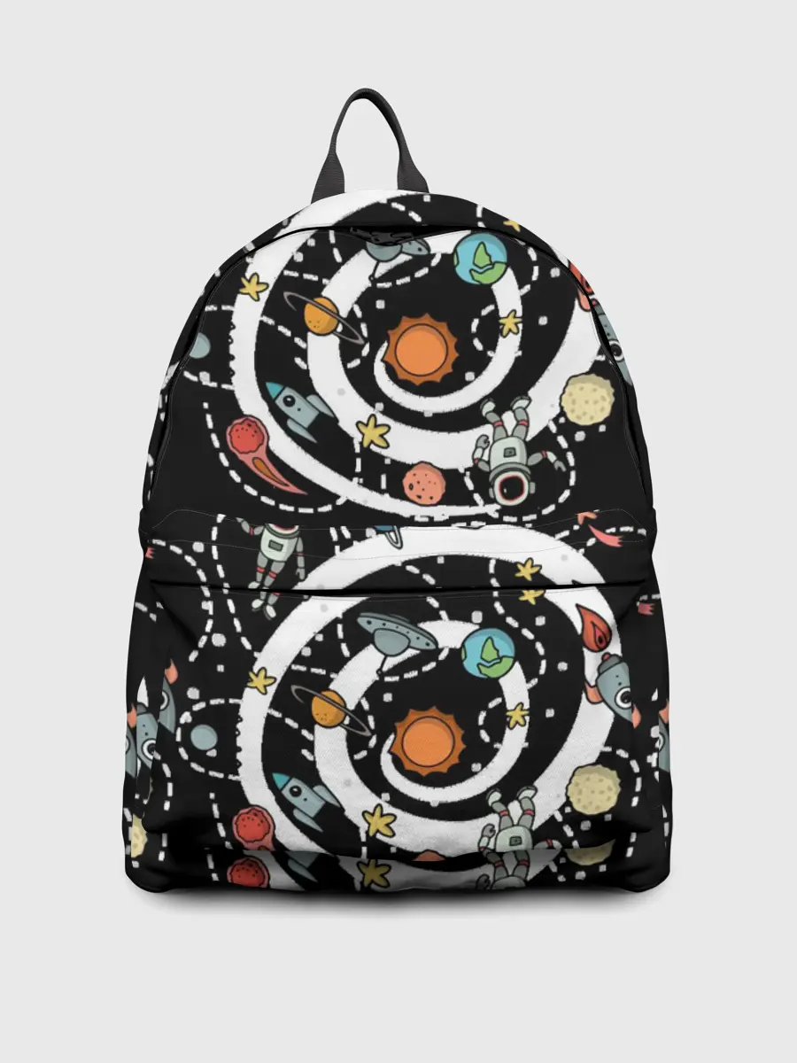 Рюкзак джинсовый / Космический астронавт