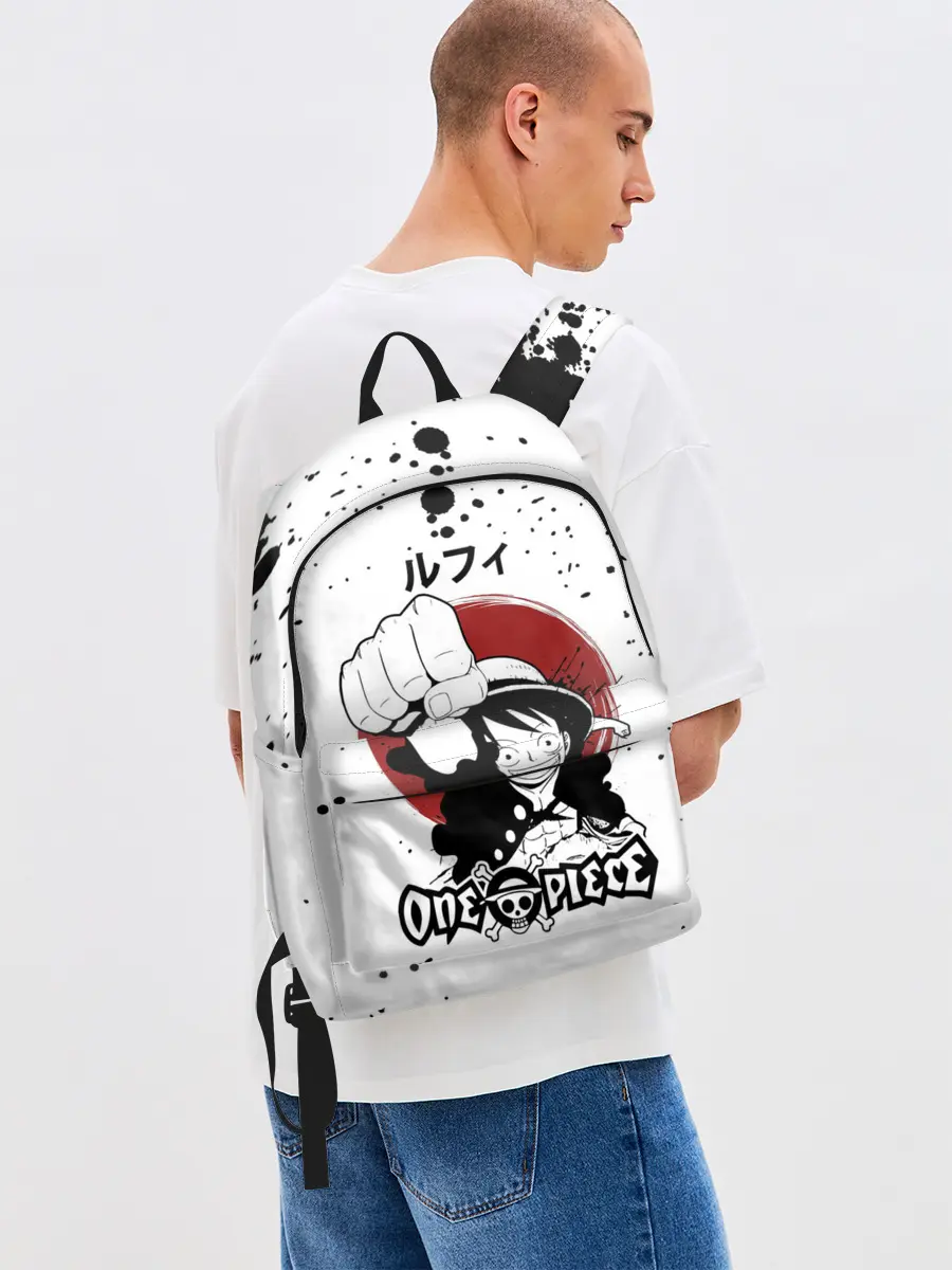 Рюкзак джинсовый / Манки Д. Луффи One Piece