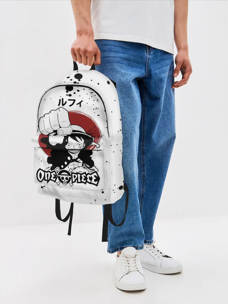 Рюкзак джинсовый / Манки Д. Луффи One Piece