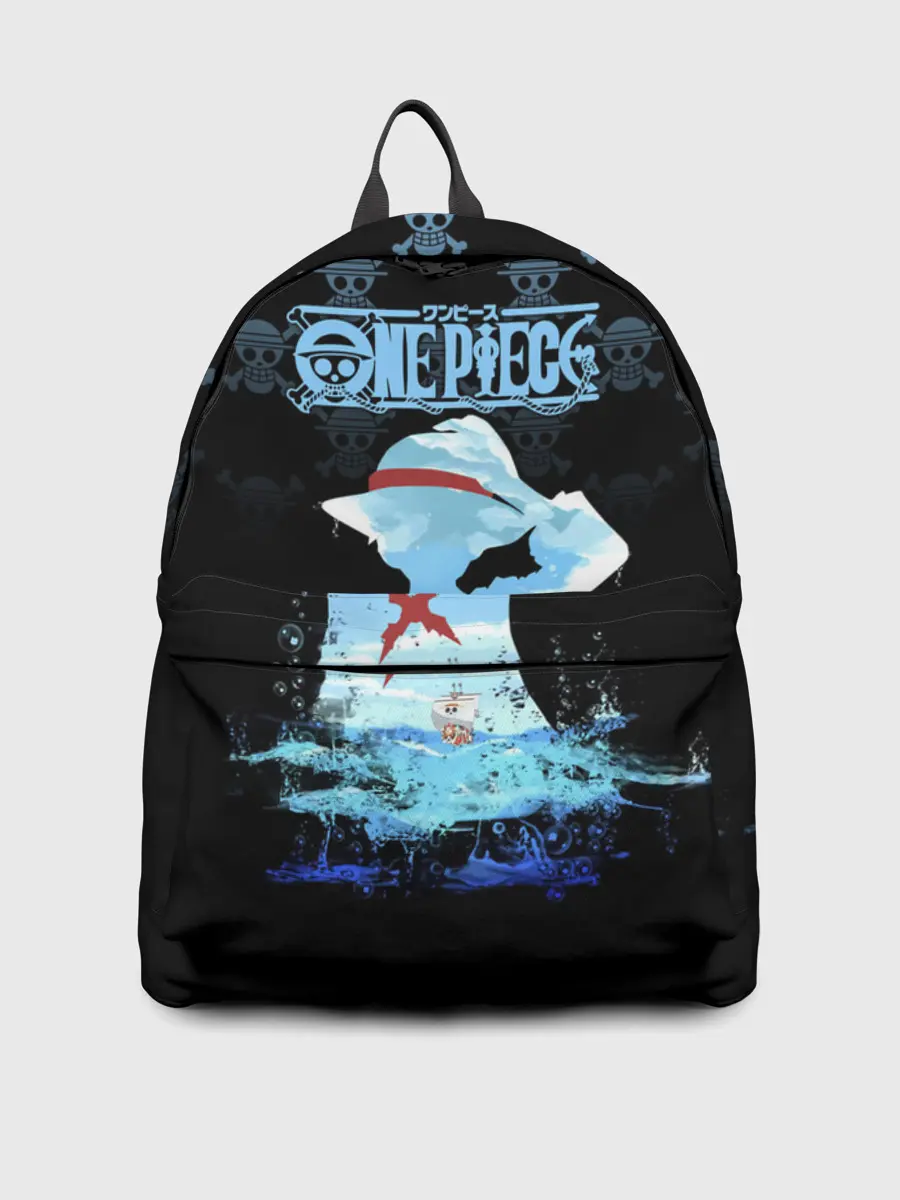 Рюкзак джинсовый / Луффи | Пираты Соломенной Шляпы